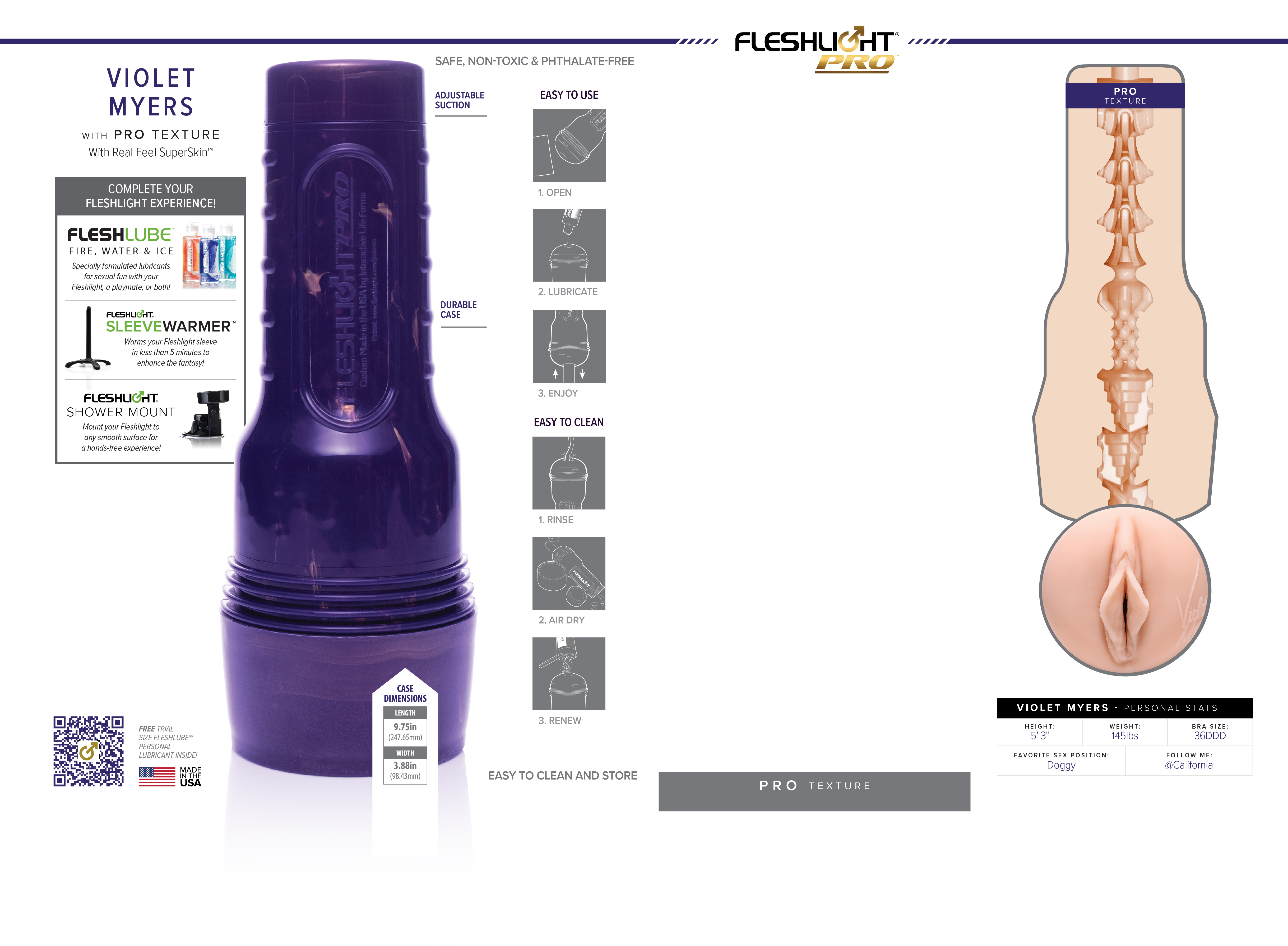 Fleshlight Pro Packaging Template